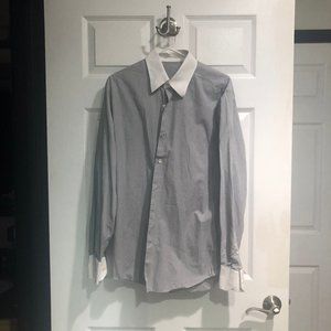 J. Hilburn Men’s Dress Shirt Size - Medium - Woven in Italy